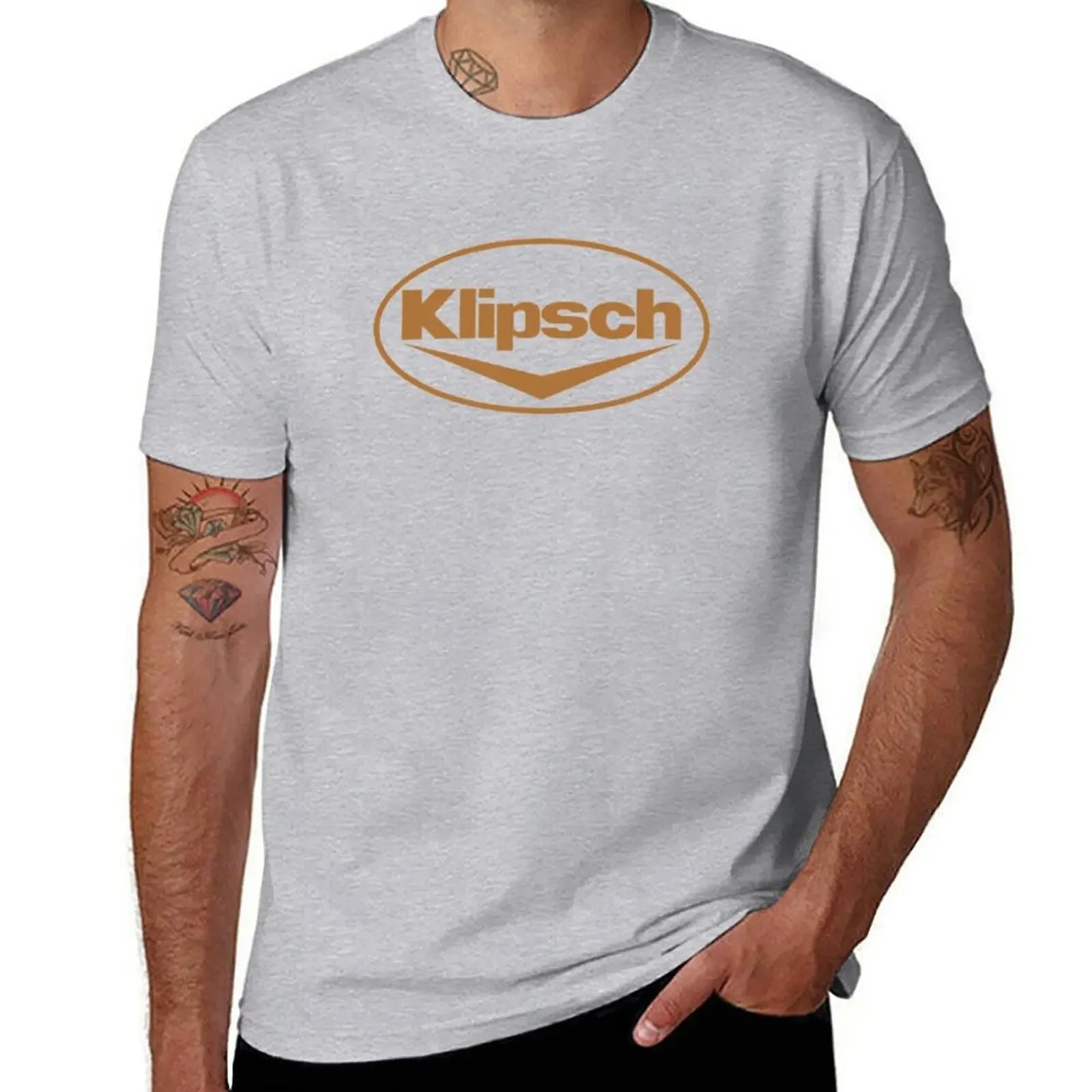 Best Selling Klipsch Logo Essential T-Shirt Oversized Funnys Sweat Men Clothing