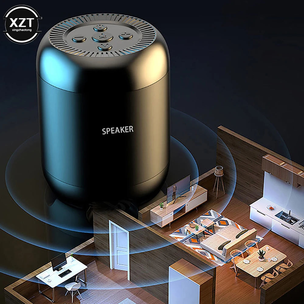 Q35 Wireless Bluetooth-Compatible Speaker Built in Artificial Intelligence AI Assistant Voice Control Speaker Support TF Card