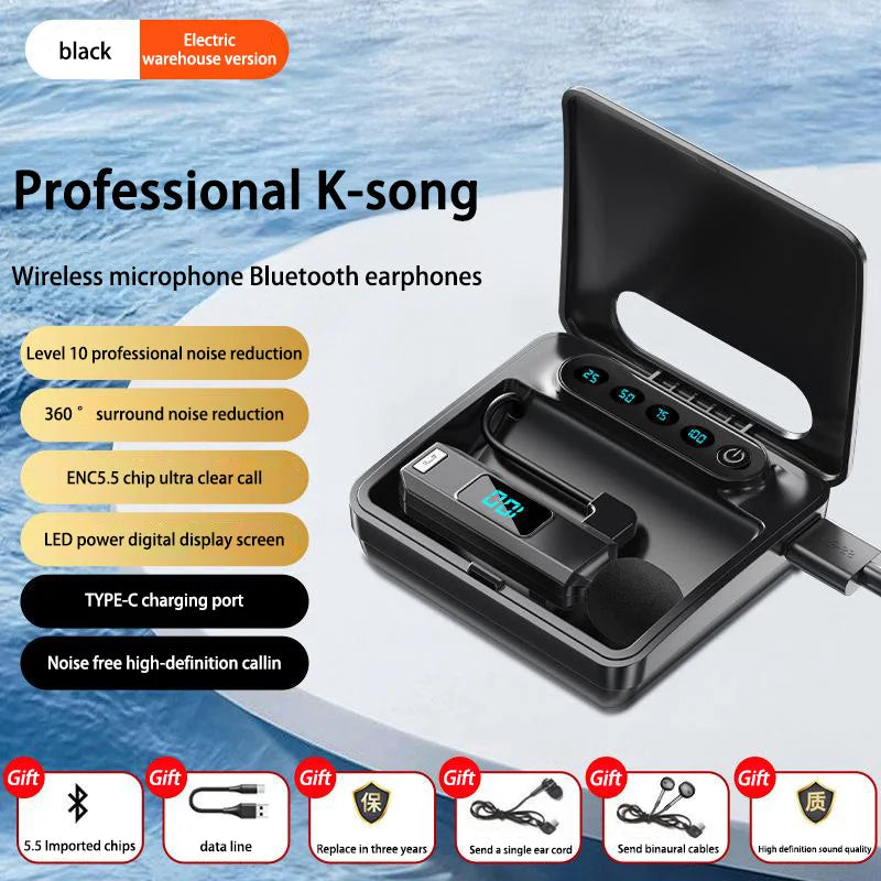 M1 Microphone Wireless Bluetooth Earphones Sports Sweatproof  High Fidelity High-Definition Call Noise Cancelling Earphones