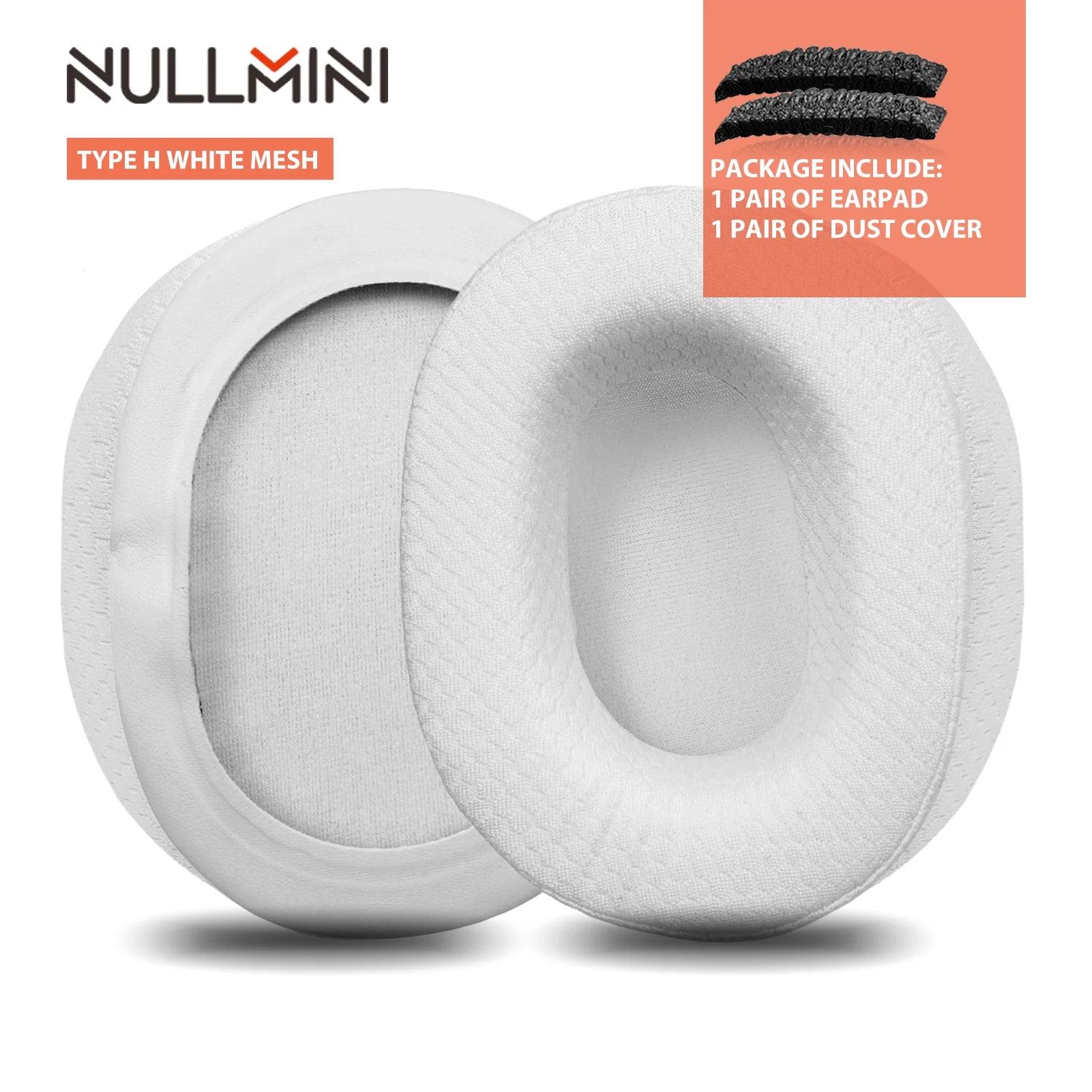 Nullmini Replacement Earpads for Klipsch Mode M40 Headphones Cooling Gel Ear Pads Cushion Sleeve