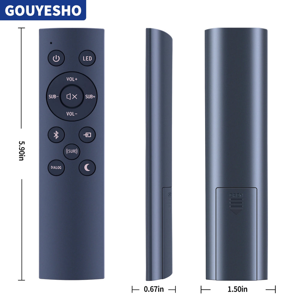 New Remote Control Fit for Klipsch Sound Bar 1067744 R-4b II 1067420 R-4BII,Klipsch Cinema 400 2.1 Sound Bar