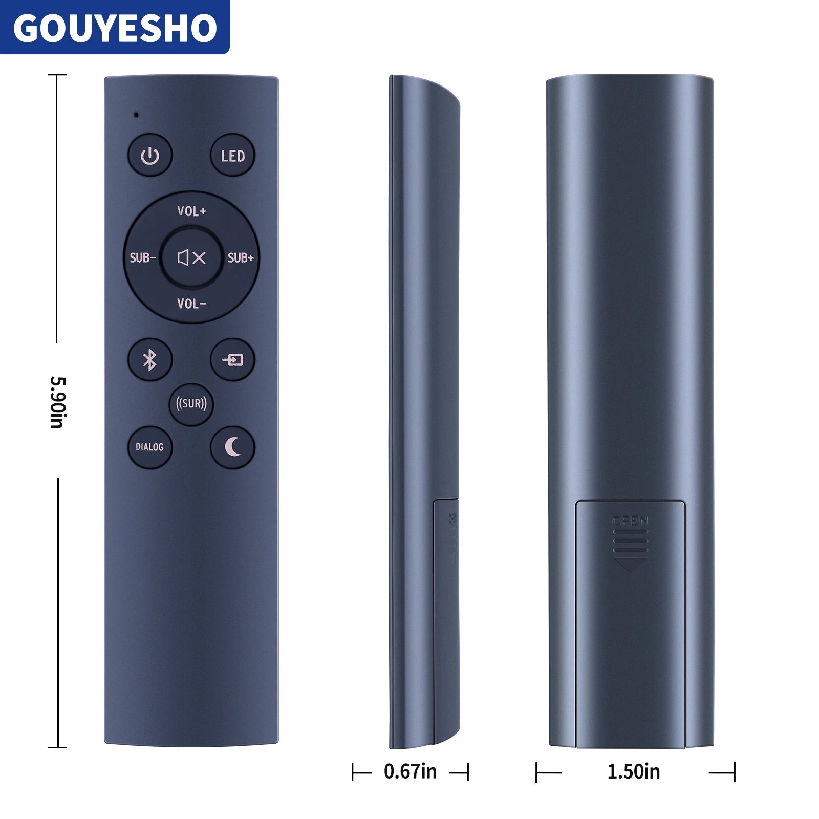 New Remote Control Fit for Klipsch Sound Bar 1067744 R-4b II 1067420 R-4BII,Klipsch Cinema 400 2.1 Sound Bar