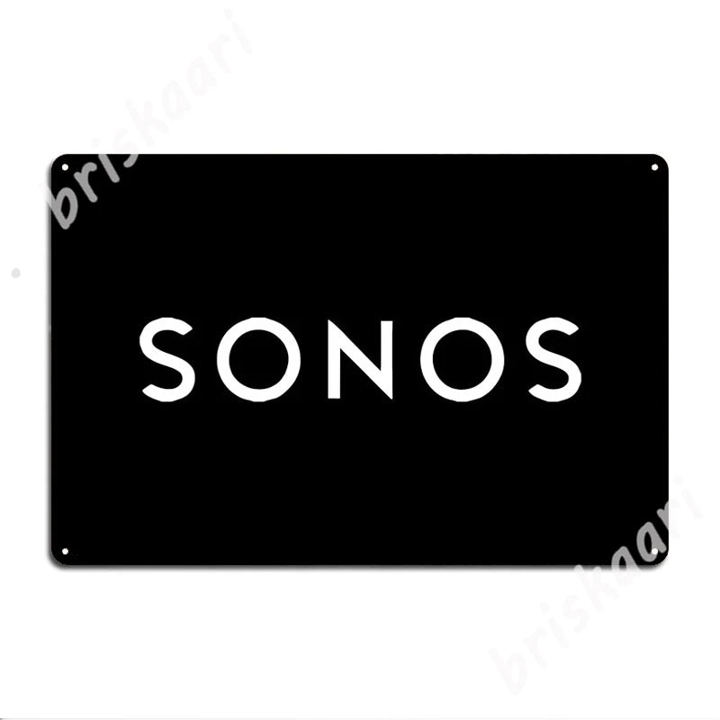 Best Selling - Sonos Logo Metal Signs Club Mural Painting Wall Vintage Tin Sign Posters