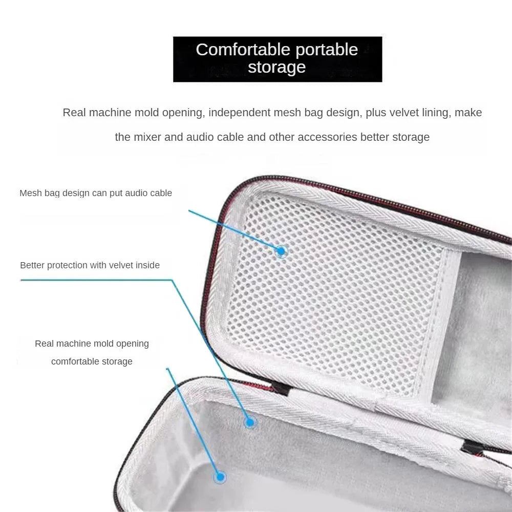 Replacement EVA Hard Travel Case Cover Bag Box for Tribit XSound Go Wireless Speaker Qiang