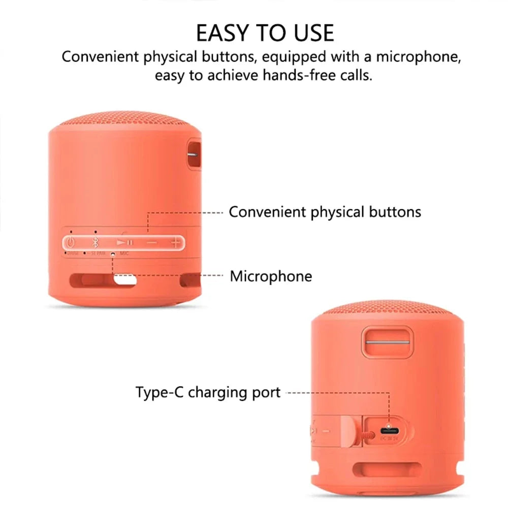 SONY SRS-XB13  Wireless Bluetooth Speaker Portable EXTRA BASS IPX6 Waterproof Outdoor Stereo Music Tweeter Speakers