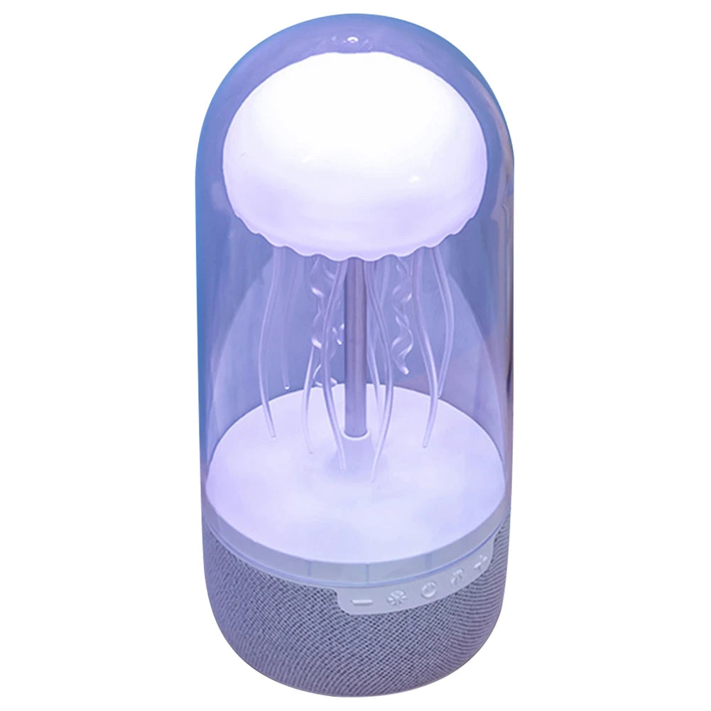 Creative Colorful Jellyfish Lamp With Bluetooth-Compatible Speaker 1800mAh Sports Jellyfish Speaker With Lights Atmosphere Light