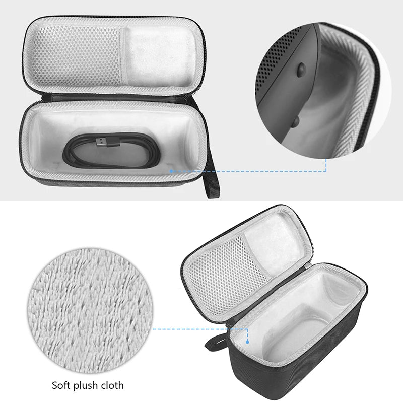 ZOPRORE Hard EVA Outdoor Travel Bags Carry Storage Box + Soft Silicone Case for Sonos Roam Bluetooth Speaker for Sonos Roam Case