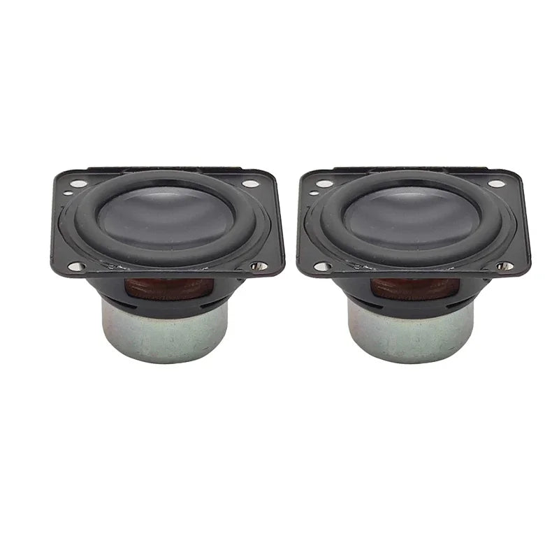2 Pcs/Lot 4 Ohm 20 W Speaker Full Range 48X44MM Portable Audio  Sqaure Sound Graphene Basin Neodymium Dual Magnetic DIY Home Spe