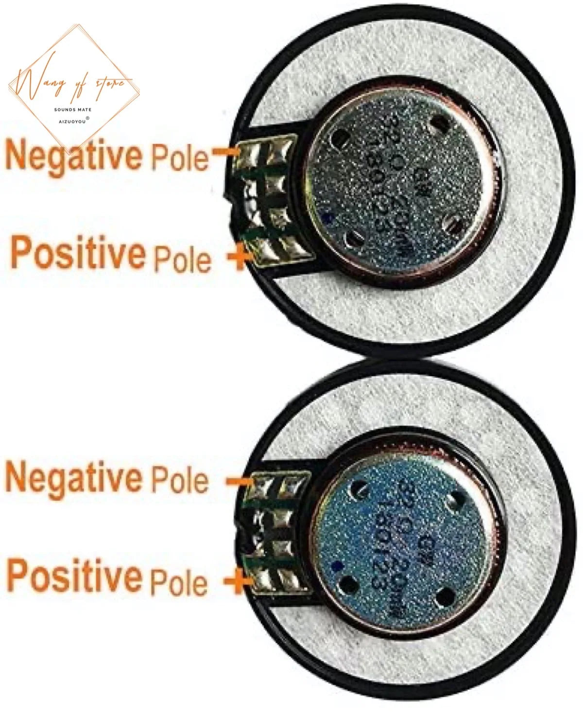 1pair 40mm Headphone Speaker Driver 32ohm for Sennheiser HD202 HD205 HD200 PC350 Series Headsets Replacement Speaker Parts