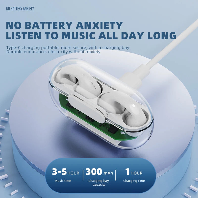 2023 Hot Sale Fashion B50 Wireless Headset Bt Headphones HIFI  200mah Large Battery Sports Earbuds TWS Earphone