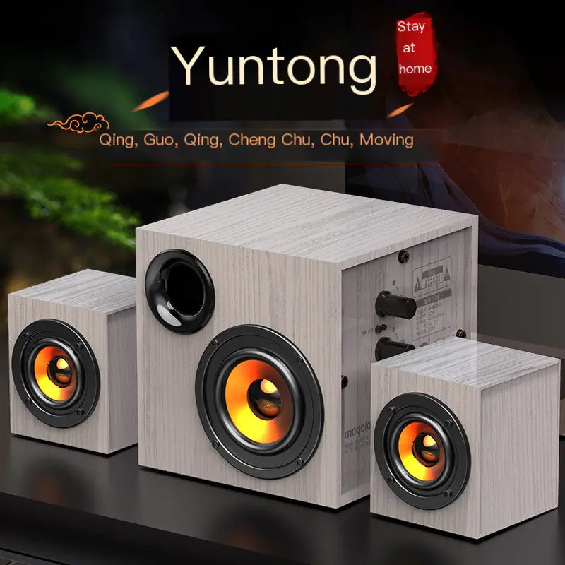 High-Volume Bluetooth Wired Desktop Speakers