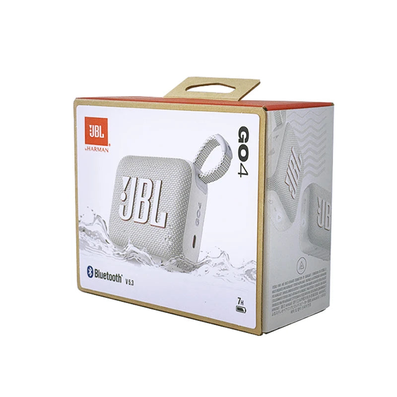 JBL GO 4 Go4 Ultra Portable Bluetooth Speaker JBL Pro Sound With Punchier Bass IP67 Multi-Point Connection 7 Hours Playtime