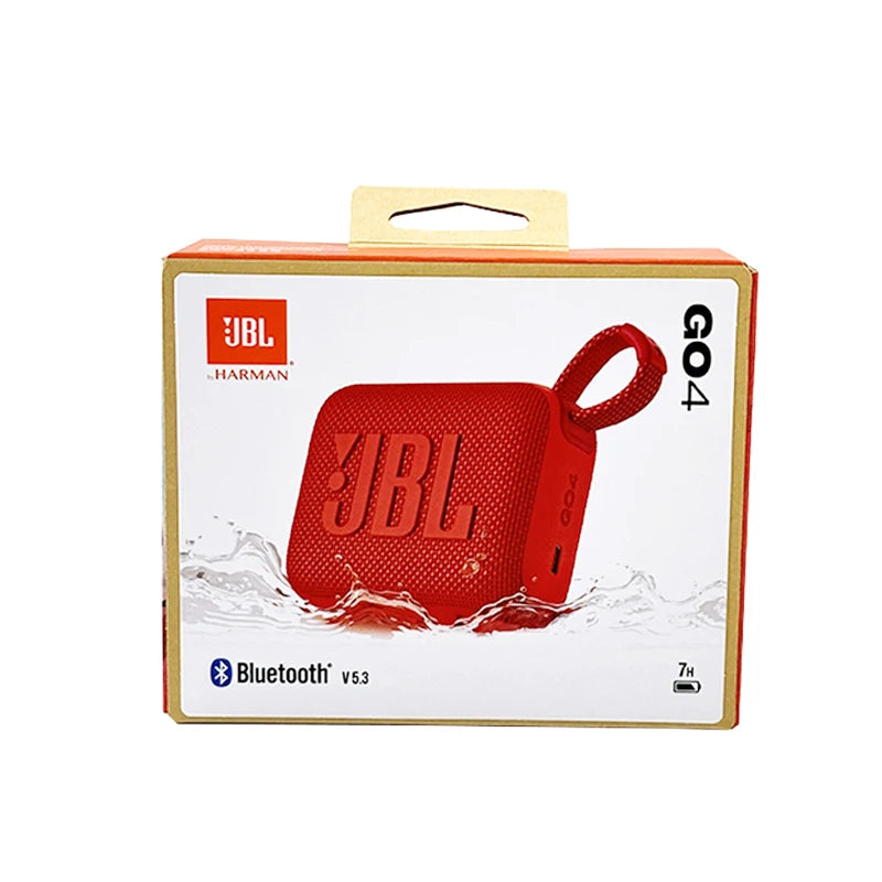 JBL GO 4 Go4 Ultra Portable Bluetooth Speaker JBL Pro Sound With Punchier Bass IP67 Multi-Point Connection 7 Hours Playtime
