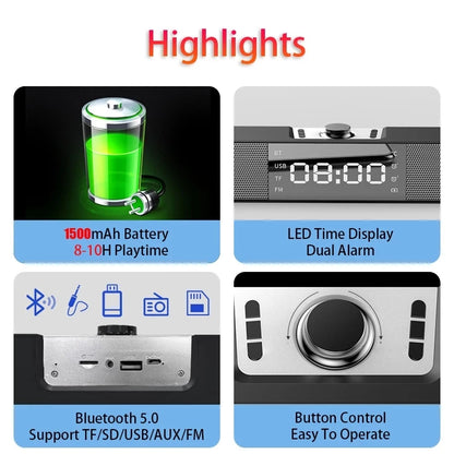 New Style LED Speaker Fashion Sound Bar Aux Usb Bluetooth Speaker Home Theater Surround Speaker Voor TV Computer Speaker Subwoof