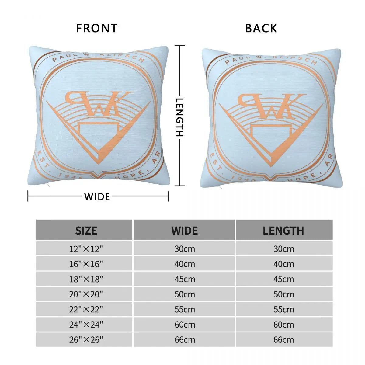 Klipsch Pillow Case Pillow Cover Pillowcases Vintage Sofa Pillow Covers Decorative