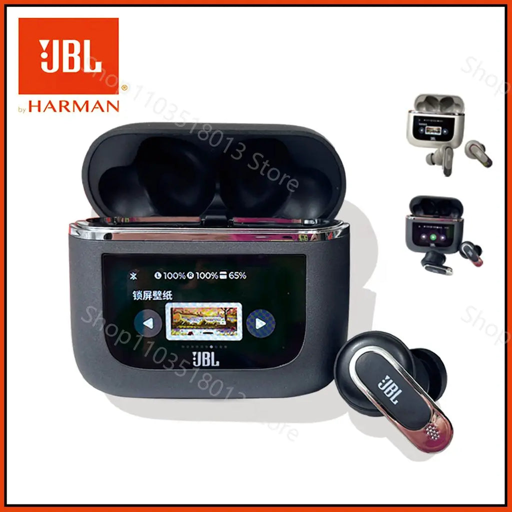 Original JBL Tour PRO 2 True Wireless Bluetooth Earphones Stereo Earbuds Sports Headphones With Smart LCD Screen HK Version