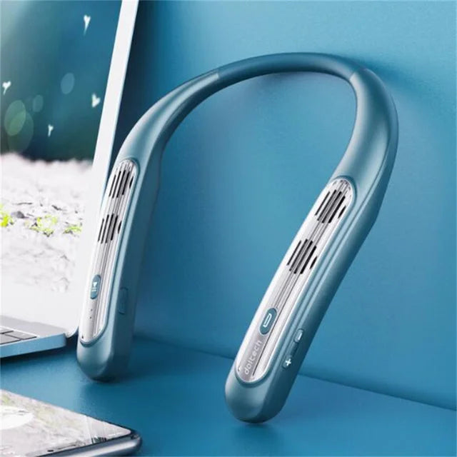 Neck Mounted Bluetooth Speaker Hifi Waterproof Wearable Bluetooth  Neckband Gaming Surround Sound Bar Stereo Music Box Outdoor