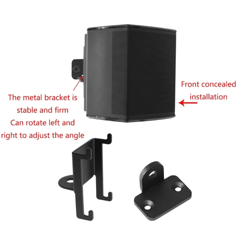 Wall-Mounted Loudspeaker Box Hanger for Bose Virtually Invisible 300 Speaker Rack Prevent Falling Box Storage Rack