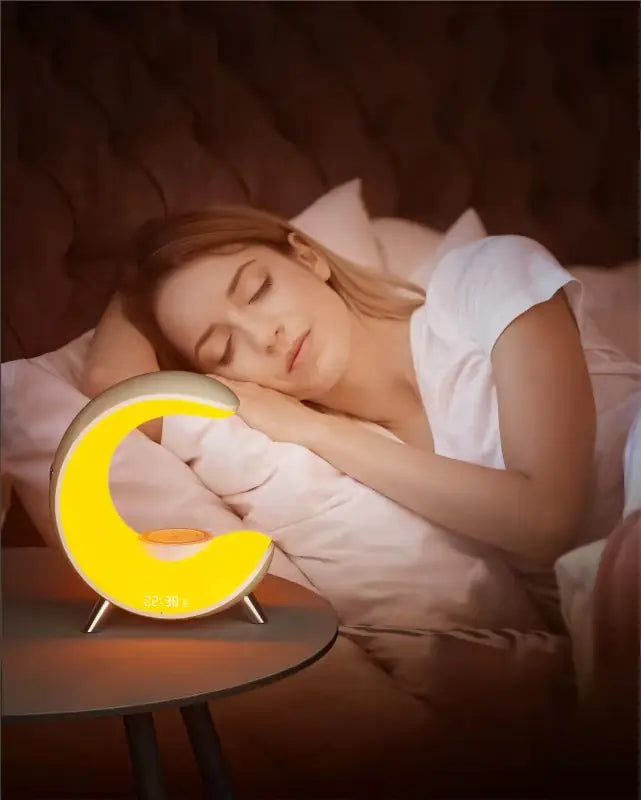 Multifunctional Night Light with Bluetooth Speaker and Alarm