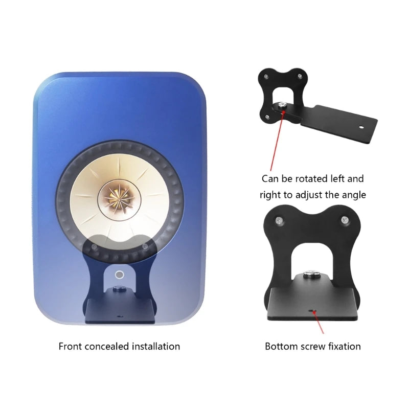 Speaker Wall Mounted Bracket Easy to Install Space Saving for KEF  II