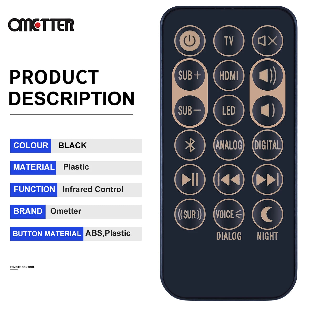 New RSB-3 for Klipsch Sound Bar Speaker Remote Control RSB3 R4B R-4b RSB8 RSB-8 1062590 RSB6 RSB-6