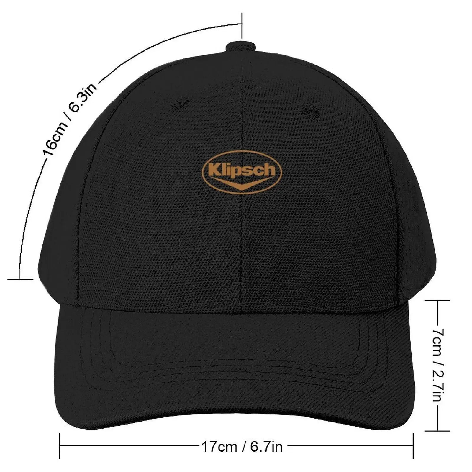 Klipsch LogoCap Baseball Cap Party Hat Snap Back Hat Golf Women Men's