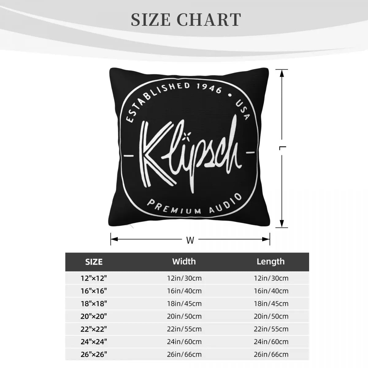 Klipsch Loudspeaker Avail Vintage Gift for Menfunny Tee Beautiful Cartoon Holiday Science Pillow Case