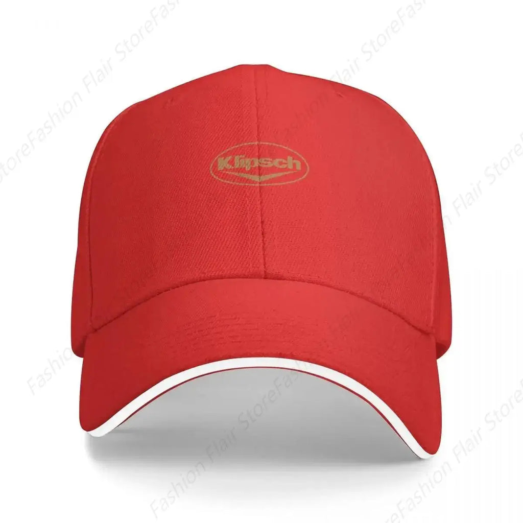 Klipsch LogoCap Baseball Cap Designer Hat Big Size Hat Tea  Mens Hats Women's