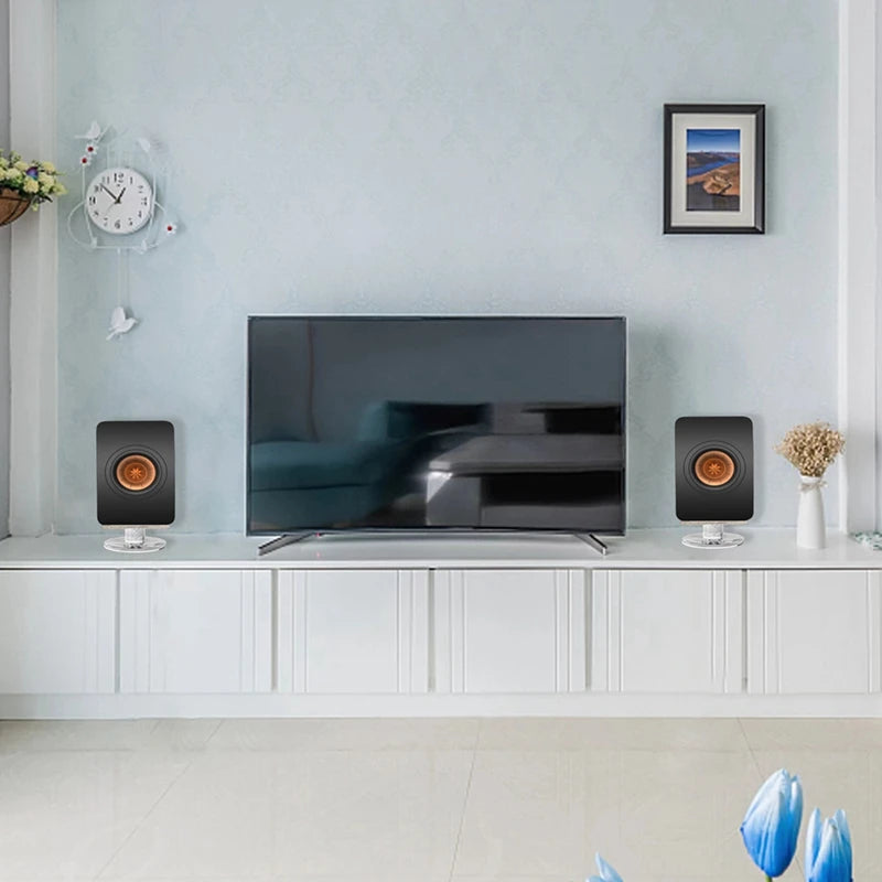 Acrylic Desktop Speaker Stand Bracket Speakers Stands for KEF LS50 Meta/Ls50 Wireless II/Q150/Q350/R3 Meta/Lsx II Easy Install