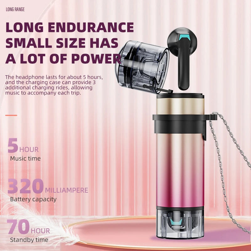 2023 Hot Sale LP-68 Fashion Perfume Headphones Wireless Bt Headset   HIFI  230mah Large Battery Sports Earbuds TWS Earphone