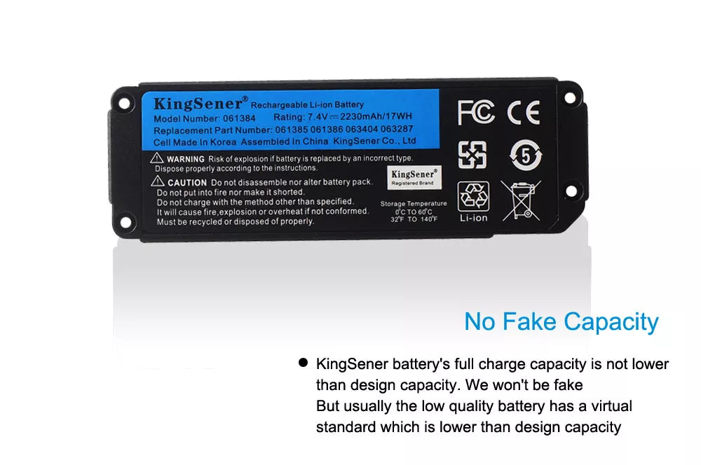KingSener 061384 061385 061386 063404 063287 Battery for BOSE SoundLink Mini I Bluetooth Speaker Rechargeable Battery 7.4V 17WH