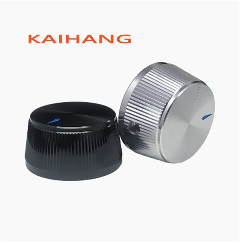 1PCS 28x15mm All Aluminum Solid Knob Cap Potentiometer Knob Cap Guitar Effects Knob Cap  for Marshall Speaker Round Hole 6MM