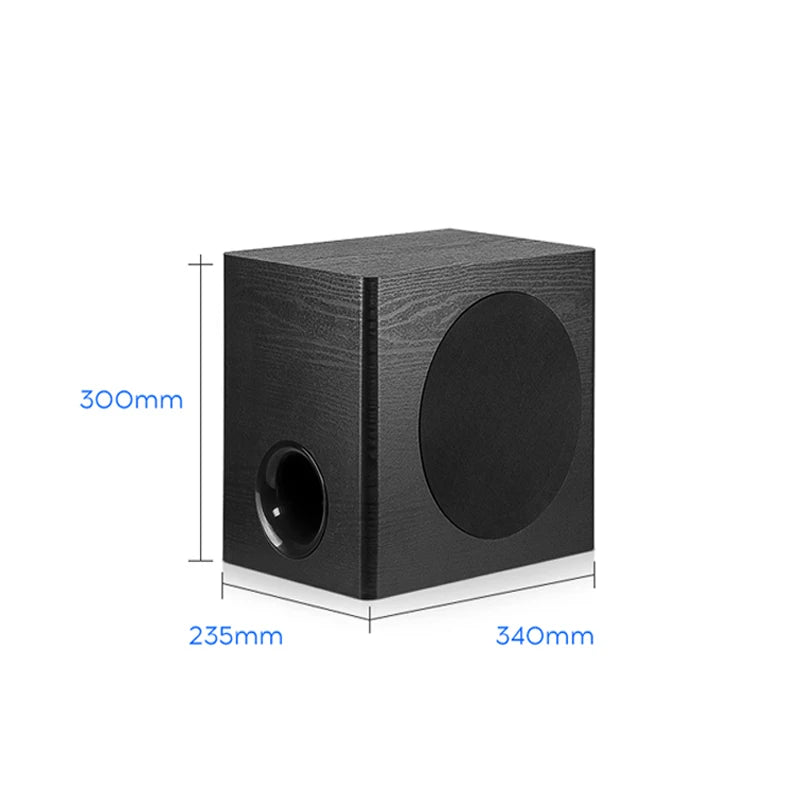 8 Inch 100W High Power Subwoofer W-1 Active HiFi Subwoofer Home Theater Home Audio Echo Gallery TV Computer Stage Speakers