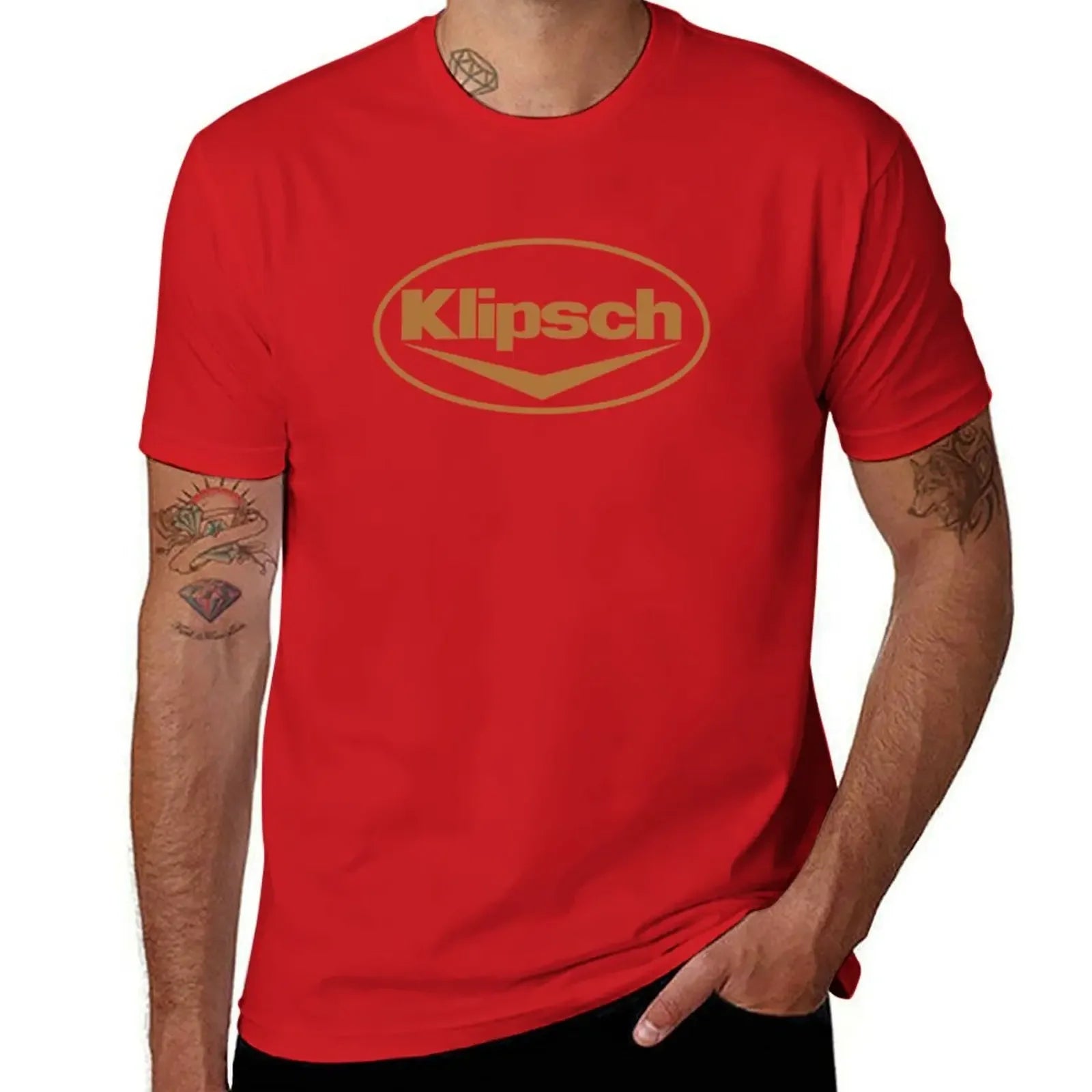 Best Selling Klipsch Logo Essential T-Shirt Oversized Funnys Sweat Men Clothing