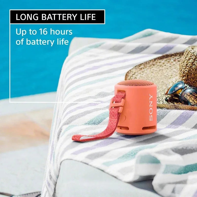 Sony Portable Speaker SRS-XB13 BC Black Waterproof and Dustproof IP6 Battery Life Up to 16 Hours