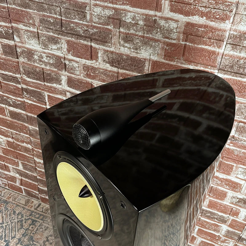 Balenald Home Theater System BA-9 Three-Way Speakers Dual 8-Inch Audiophile-Grade Passive Floor-Standing HIFI Nautilus Speakers