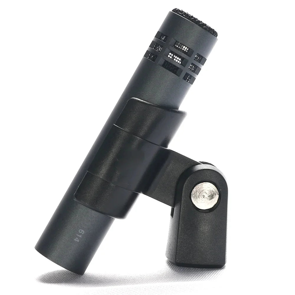 E614 Condenser Instrument Microphone  With Clamp Mount Cardioid Mic for Sennheiser E614 Drum Microphone