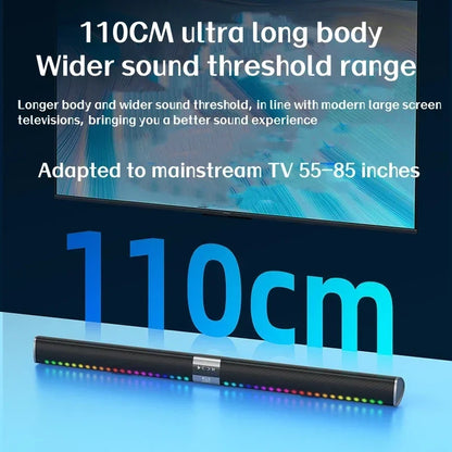 Echo Wall Soundbar TV Speaker LED Wireless Home Theater 350W Peak Power Bluetooth Speakers Subwoofer Support TF USB Coaxial HDMI