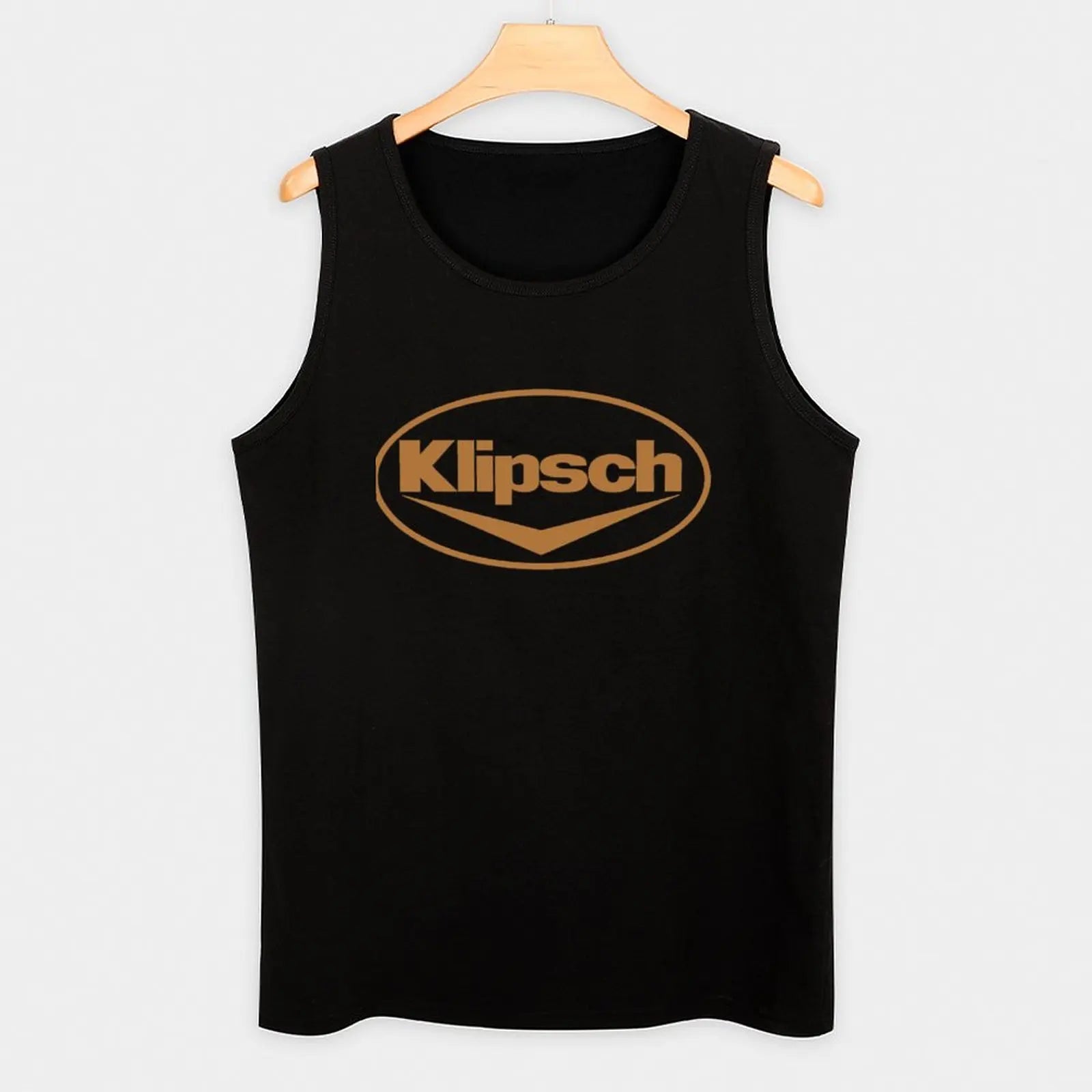 New Klipsch Logo Tank Top Bodybuilding T Shirt Men Clothings Summer Clothes Sports Suits
