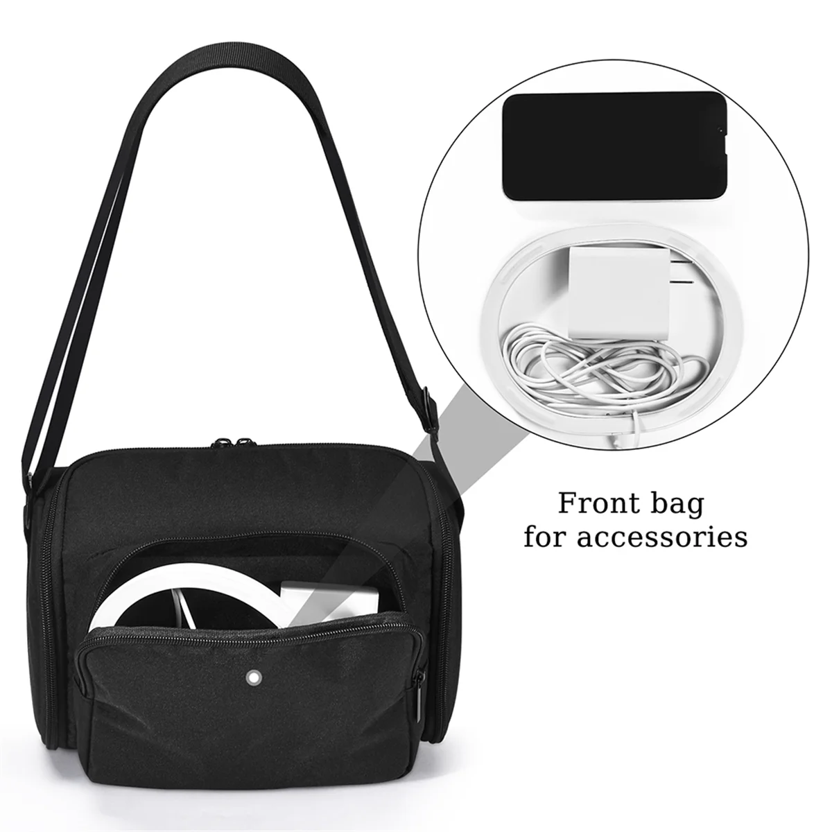 Carrying Case Bag for Sonos Move 2 Protective Case Portable Storage Bag With Shoulder Strap for Bose SoundLink Max