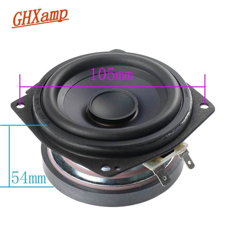 1PC 3.5 Inch 97mm Mid Bass Speakers Magnesium Aluminum Cone 4ohm 35W Woofer High End for SONOS