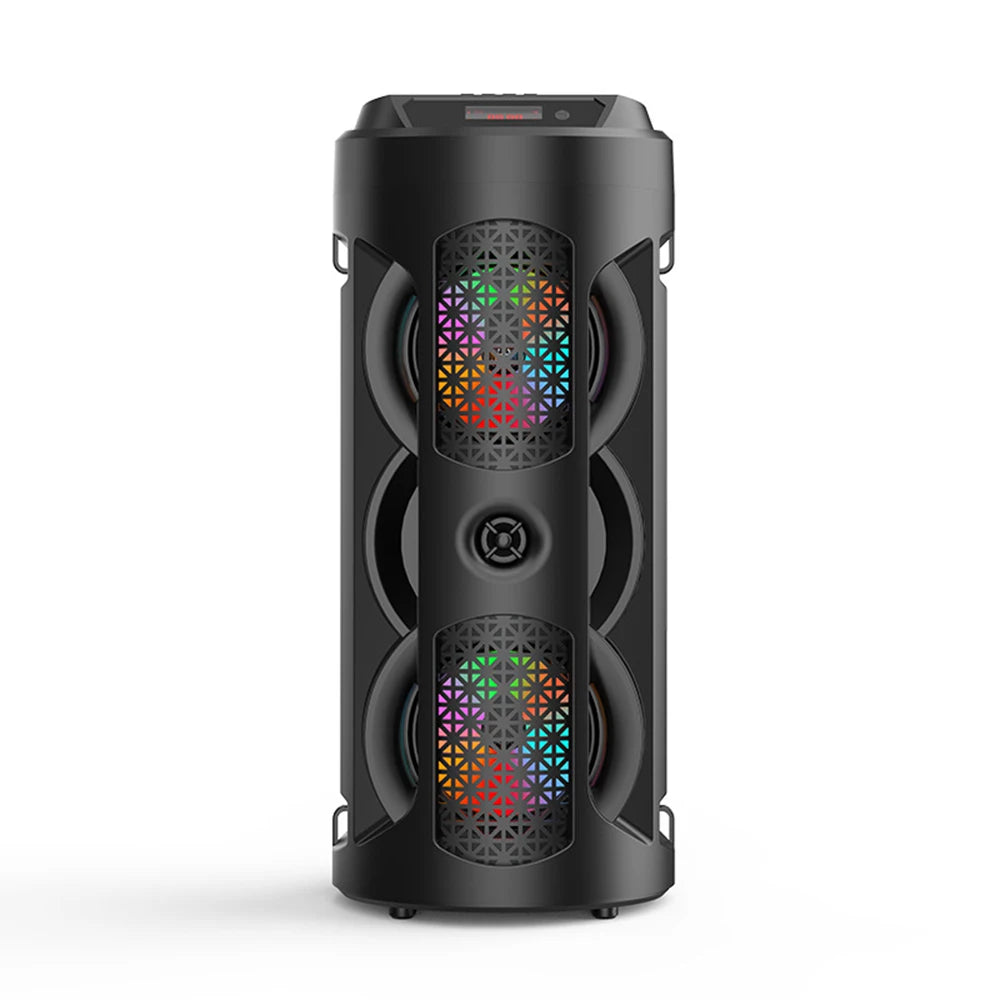 Bluetooth Speaker Dual Speaker Stereo Outdoor Tfusb Playback Fm Voice Broadcasting Portable Subwoofer 50 Wireless Speaker