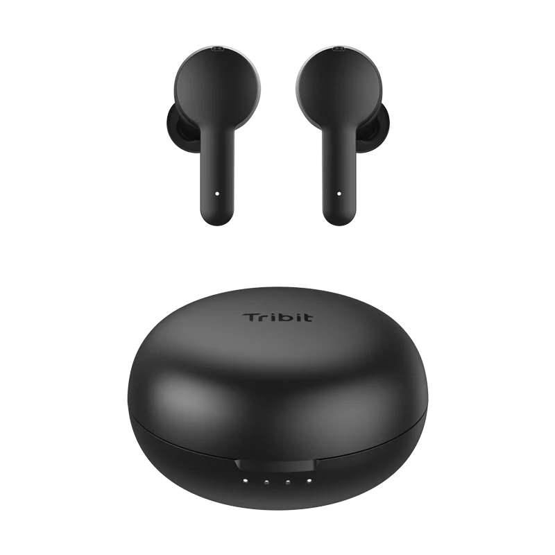 Tribit FlyBuds NC Active Noise Cancelling Wireless Earbuds ENC 4 Mics Earbuds Half In-Ear True Wireless Earbuds