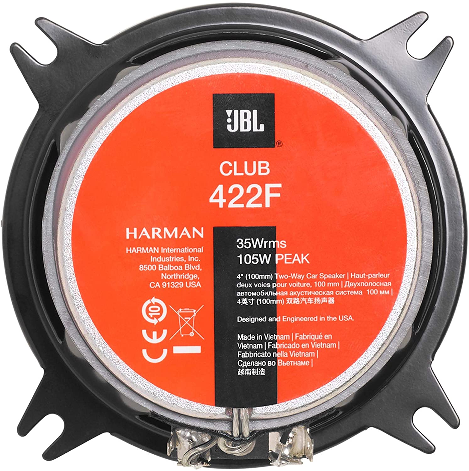 JBL CLUB 422F - 10 cm. speaker set