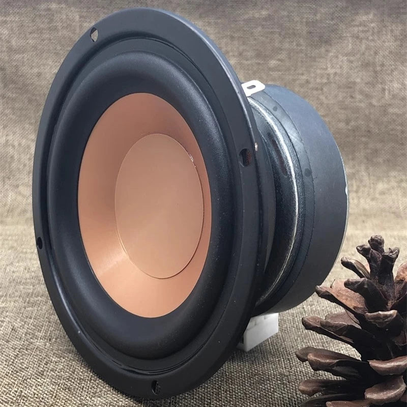 SOTAMIA 1Pcs 4 Inch Subwoofer Speaker 4 Ohm 20W Home Music Loudspeaker PP Cone Rubber Side DIY Bookshelf Speaker for Klipsch