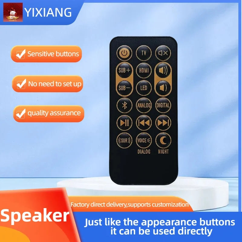 Remote Control for Fit Klipsch Sound Bar RSB-3 RSB3 R4B R-4b 1062590 RSB6 RSB-6 RSB8 RSB-8 RSB-11 RSB-14 1062590