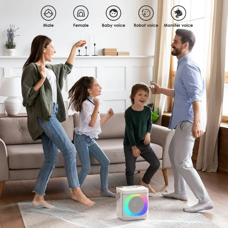 100W High Power Wireless Portable Microphone Bluetooth Speaker Sound Family Party Karaoke Subwoofer Boombox Caixa De Som Ys-307