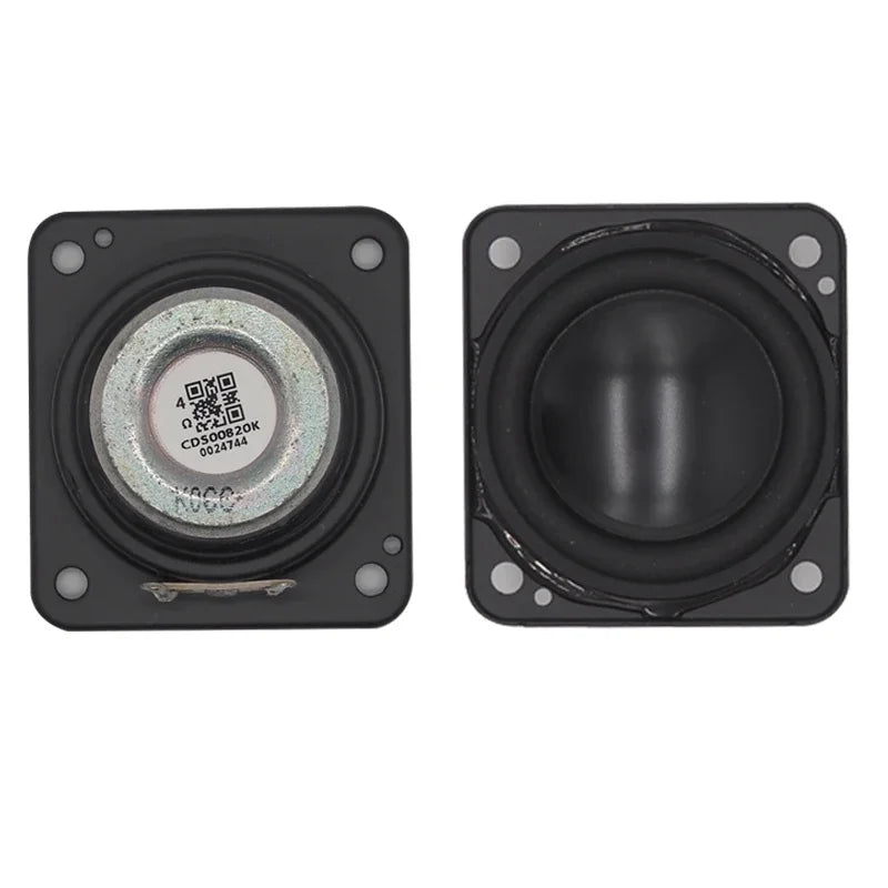 2 Pcs/Lot 4 Ohm 20 W Speaker Full Range 48X44MM Portable Audio  Sqaure Sound Graphene Basin Neodymium Dual Magnetic DIY Home Spe