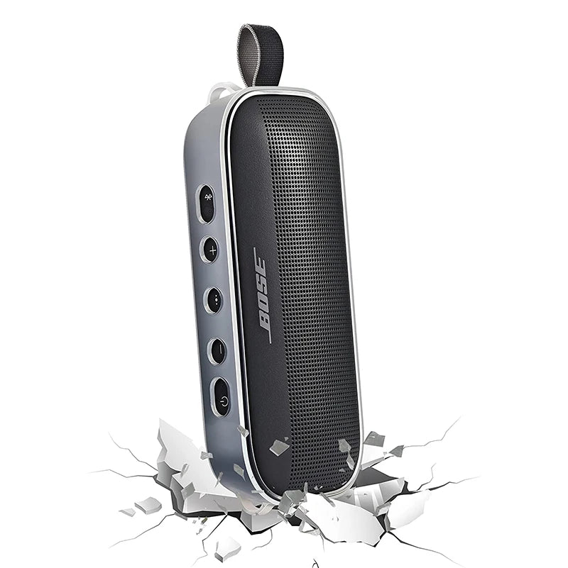 ZOPRORE TPU Portable Case Protective Travel Cover for Bose SoundLink Flex Bluetooth Speaker With Shoulder Strap and Carabiner
