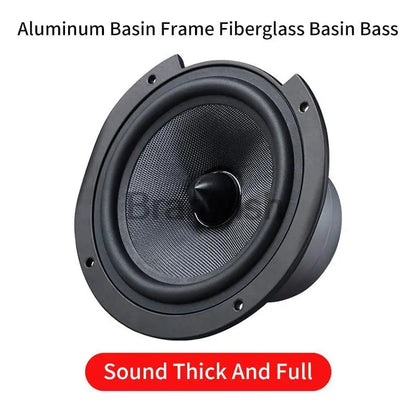 120W High-Power Audio 5-Inch Speaker Two-Way Bookshelf Speaker Hifi Fever 2.0 Audio Passive Home Theater Enthusiast Speaker 6Ω